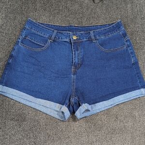 Amazon Dark Blue Jean Shorts for Women